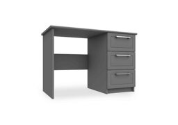 London Bedrooms - Bexley 3 Drawer Dressing Table - Dust Grey Gloss
