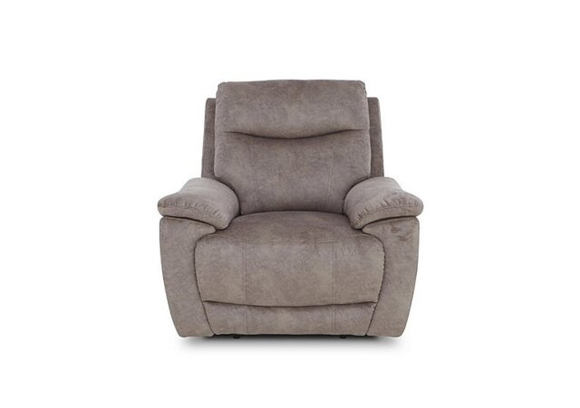 Sloane Fabric Power Recliner Chair with Power Headrest - Marble Charcoal Grey