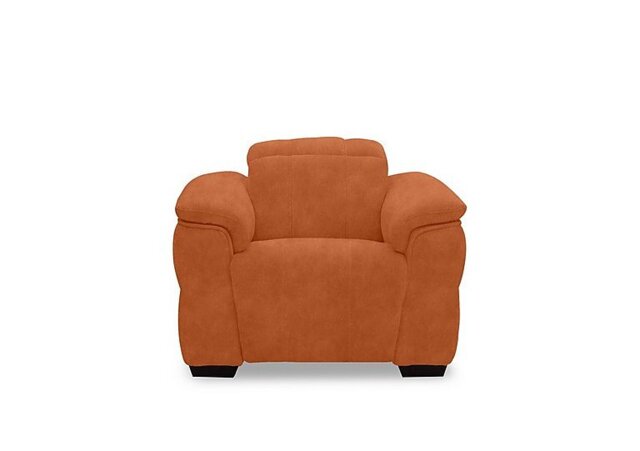 Inca Fabric Power Recliner Chair with Power Headrest - Dexter Pumpkin