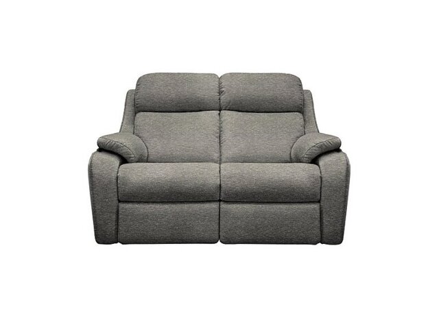 Kingsbury 2 Seater Fabric Power Recliner Sofa - Mirage Slate