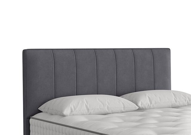 Vispring - Hera Headboard - King Size - Faux Suede Charcoal