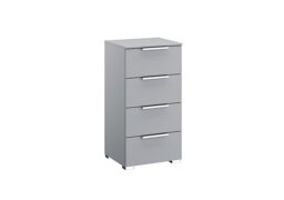 Rauch - Formes Decor 4 Drawer Narrow Chest - Silk Grey
