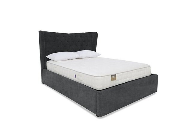 Highgrove - Bauer Electric Ottoman Bed Frame - King Size - Tweed Charcoal