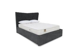 Highgrove - Bauer Electric Ottoman Bed Frame - King Size - Tweed Charcoal