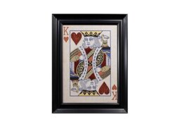 King of Hearts Framed Picture