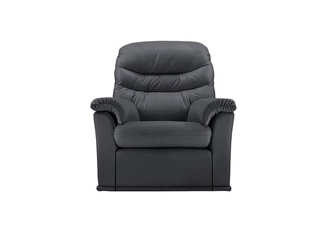 G Plan - Malvern Leather Armchair with Power Recliner - Cambridge Petrol Blue