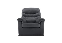 G Plan - Malvern Leather Armchair with Power Recliner - Cambridge Petrol Blue