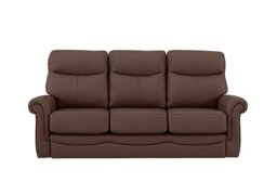 G Plan - Avon 3 Seater Leather Sofa - No Recliner - Capri Oak