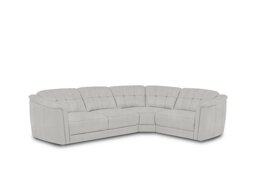 Monarch Small Fabric Right Hand Facing Corner Sofa - Manhattan Stone