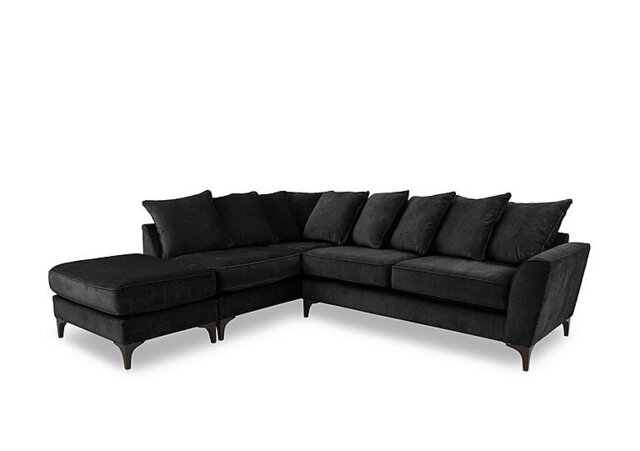 Primrose Scatter Back Left Hand Facing Corner Sofa with Footstool