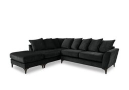 Primrose Scatter Back Left Hand Facing Corner Sofa with Footstool