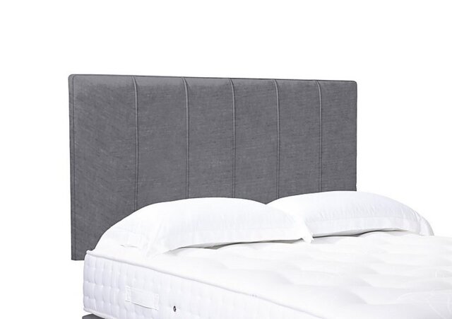 Artisan Collection Rhodes High Strutted Headboard - Single - Aston Steel