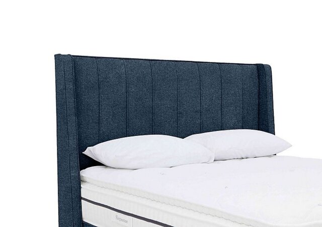 Sleepeezee - Davos Floor Standing Headboard - Small Double - Queens Denim