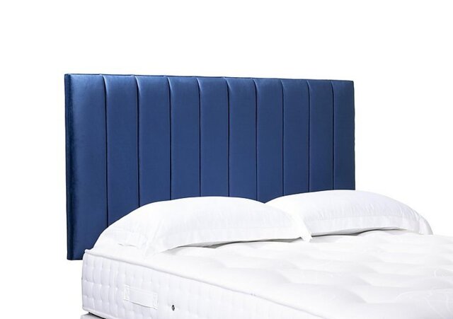 Artisan Collection Elyse High Strutted Headboard - Small Double - Plush Pacific