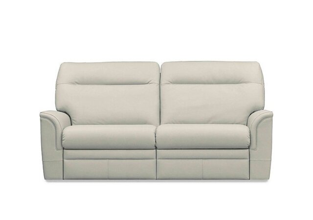 Parker Knoll - Hudson 23 Large 2 Seater Leather Power Recliner Sofa - Como Dove