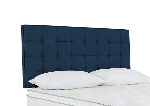Sleepeezee - Bowmore Floor Standing Headboard - Small Double - Plush Navy