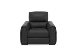 World of Leather - Flex NC Leather Armchair - Black - Sofas and Armchairs