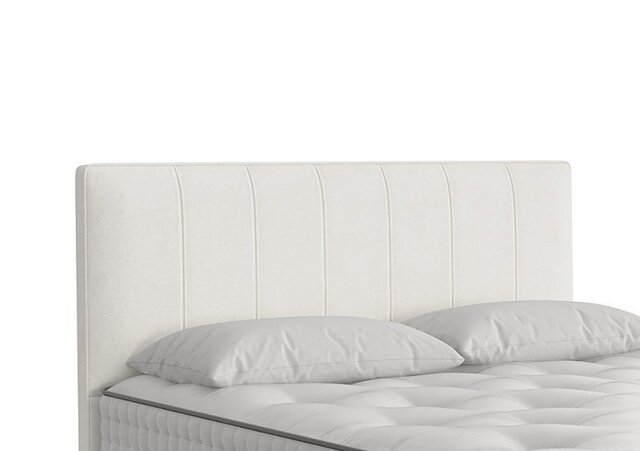 Vispring - Hera Headboard - King Size - Faux Suede Snow