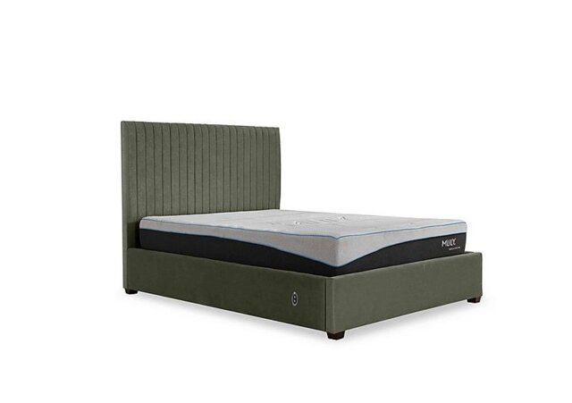 Sam 133cm Headboard Electric Ottoman Bed Frame - King Size - Faremont Hunter - Bedroom Furniture