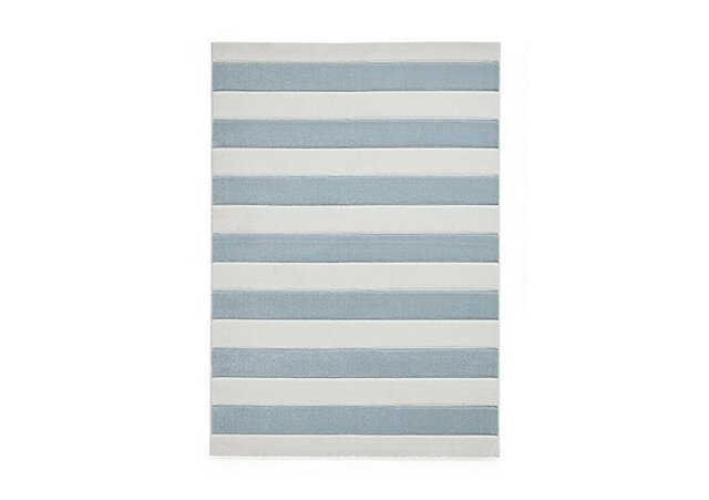 Catherine Lansfield - Cove Stripe Rug - 120cm-x-170cm - Blue