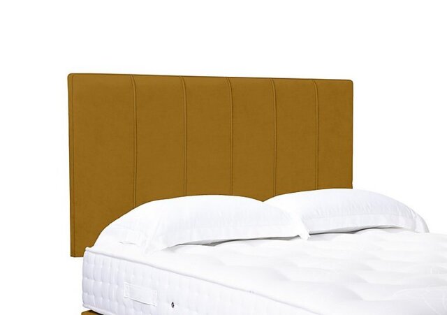 Artisan Collection Rhodes High Strutted Headboard - Single - Plush Corn