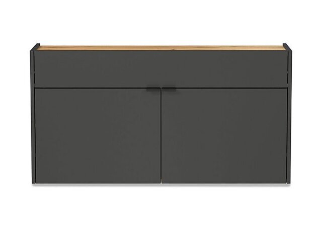 Ameca Wide Multipurpose Cabinet - Graphite