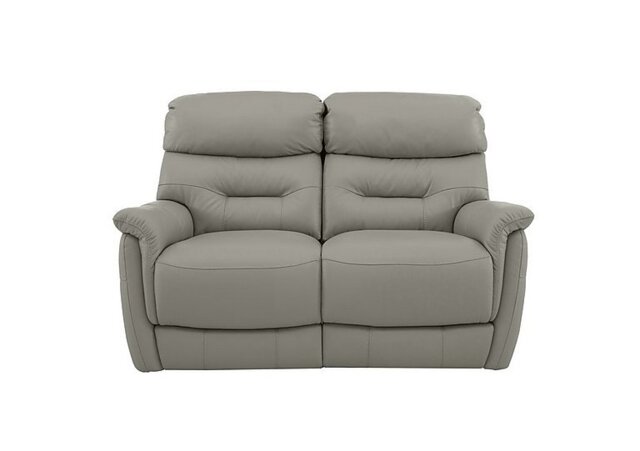 World of Leather - Chicago 2 Seater NC Leather Power Recliner Sofa - Feather