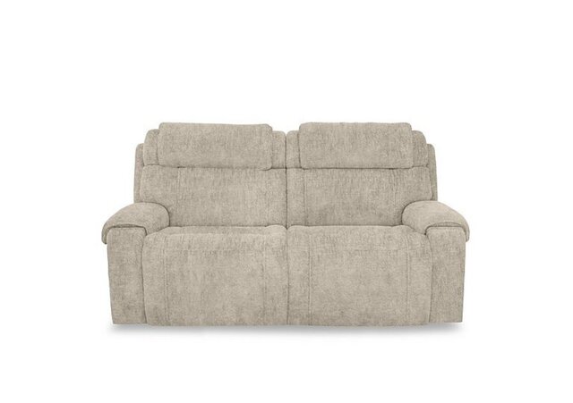 World of Leather - Hollywood Fabric 3 Seater Sofa - Cream