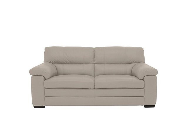 World of Leather - Cozee 2 Seater Pure Premium BV Leather Sofa - Silver Grey