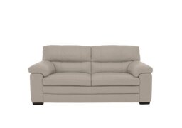 World of Leather - Cozee 2 Seater Pure Premium BV Leather Sofa - Silver Grey