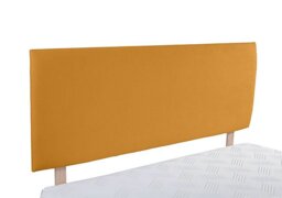TEMPUR - Buckingham Bledlow Strutted Headboard - Super King - Mustard