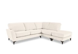 Primrose Classic Back Right Hand Facing Corner Sofa with Footstool - Coconut