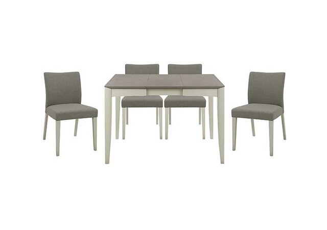 Skye Small Table and 4 Upholstered Chairs