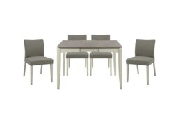 Skye Small Table and 4 Upholstered Chairs