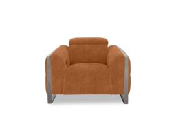 Gisella Fabric Power Recliner Chair with Power Headrest - Dexter Pumpkin