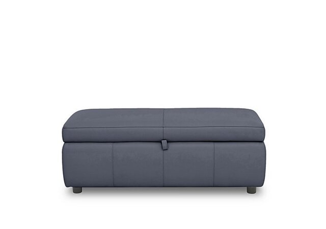 World of Leather - Tyrell 120cm NC Leather Blanket Box - NC Ocean Blue