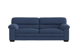 World of Leather - Cozee Fabric 3 Seater Sofa - Blue