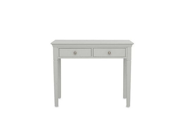 dove grey dressing table Cheshire Dove Grey Painted Twin Pedestal Dressing Table Set with Mirror &  Stool