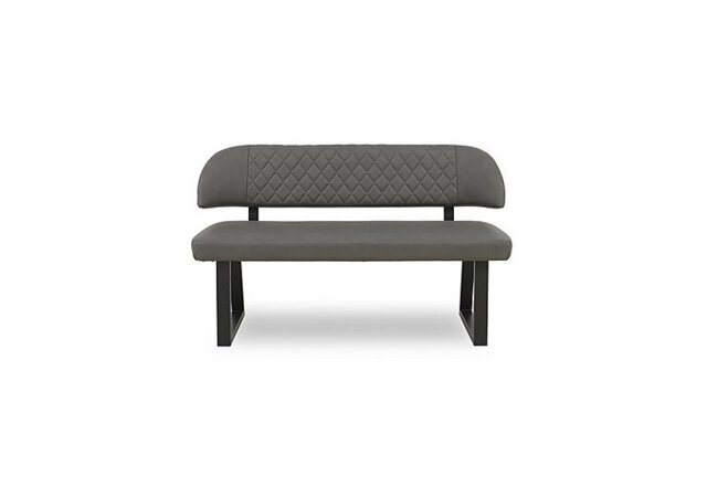Venus High Back Dining Bench - Grey