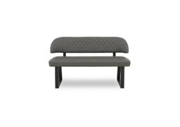 Venus High Back Dining Bench - Grey