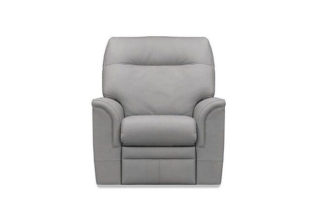 Parker Knoll - Hudson 23 Leather Chair with Power Recliner - Roma Steel