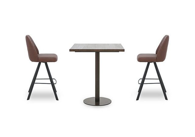 Jupiter Small Table with 2 Swivel Bar Stools