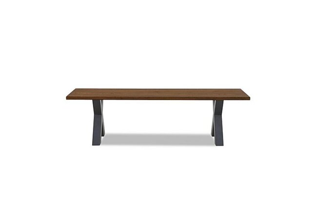 Bodahl - Terra Compact Dining Bench with X Shaped Legs - 140-cm - Desert