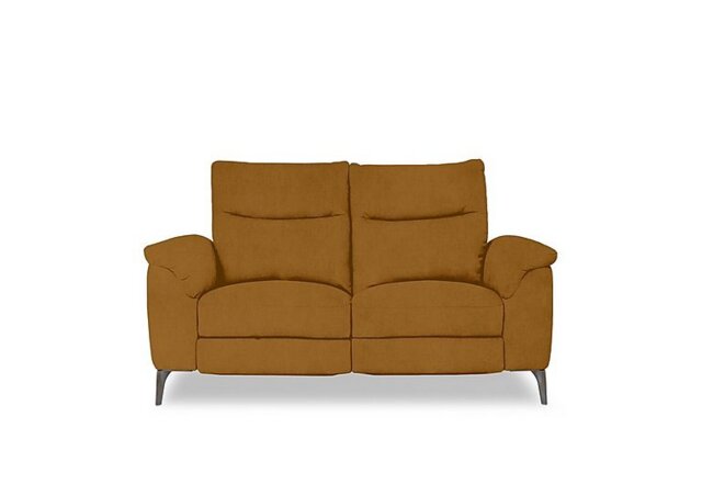 Morgan Fabric 2 Seater Power Recliner Sofa - Opulence Saffron