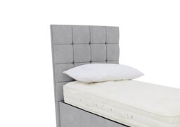 Artisan Collection Kaito Standard Floor Standing Headboard - Single - Aston Silver