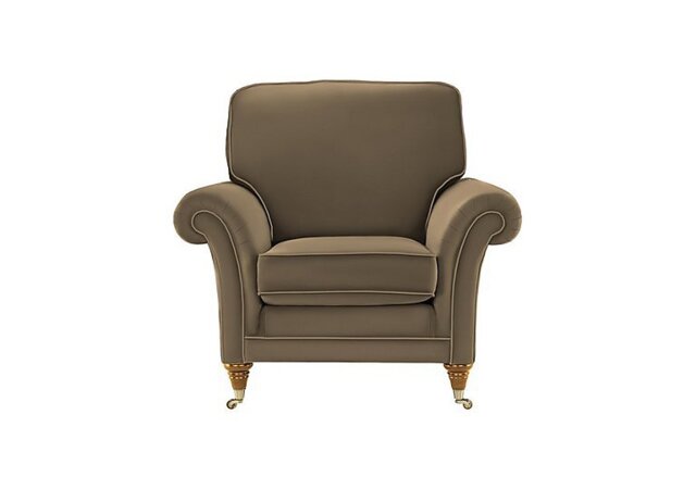 Parker Knoll - Burghley Leather Chair - Como Sage
