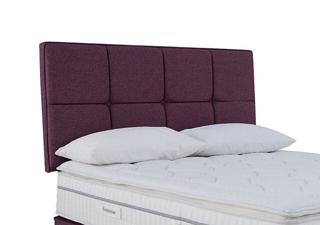 Sleepeezee - Dalmore Strutted Headboard - Super King - Weave Heather