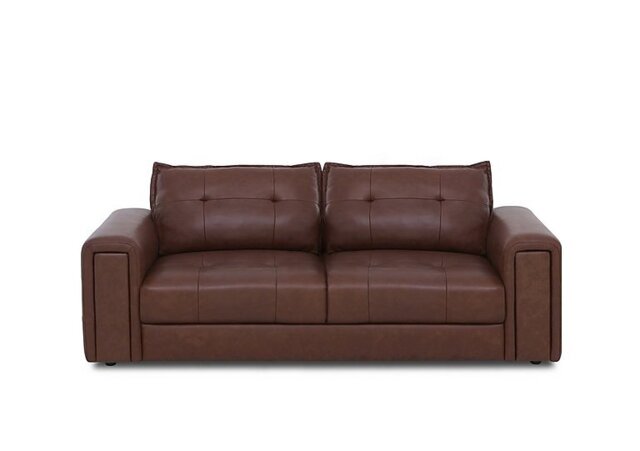 Goliath 3 Seater Leather Sofa - Butterscotch