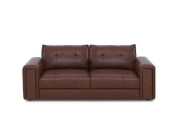 Goliath 3 Seater Leather Sofa - Butterscotch