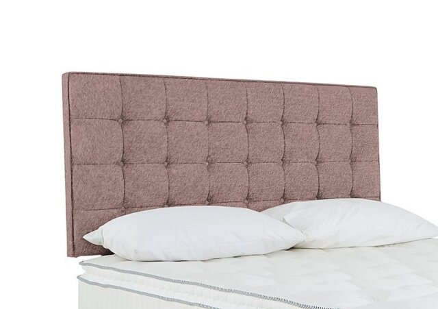 Sleepeezee - Bowmore Floor Standing Headboard - Super King - Tweed Lilac